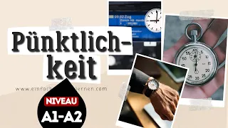 #215 deutsche Pünktlichkeit - Deutsch lernen durch Hören | Deutsch lernen mit Geschichten | A1-A2