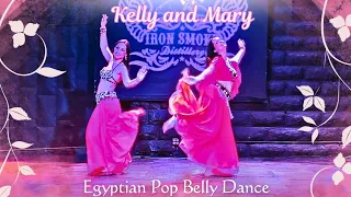 Egyptian Pop Belly Dance Performed by Kelly and Mary live at the Belly Dance Benefit Show