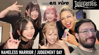 Lovebites | Nameless Warrior / Judgement Day (en vivo) | REACCIÓN (reaction)