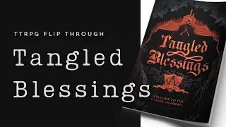 TTPRG Flip Through #10: Tangled Blessings #ttrpg #solorpg #duetrpg #flipthrough #darkacademia