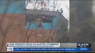 Austin man kills 1, injures 3 in knife attack; jumps off roof to flee police