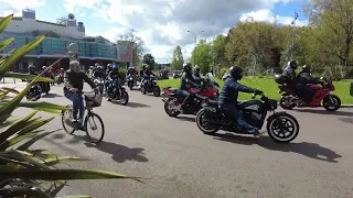 Manifestation contre fermeture du circuit auto-moto de Mérignac