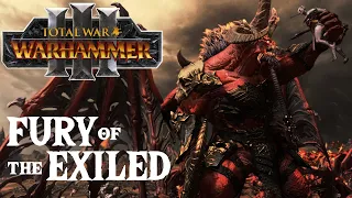 Fury of the Exiled - Khorne vs Slaanesh [Warhammer 3 Cinematic Battle] [Better Graphics]