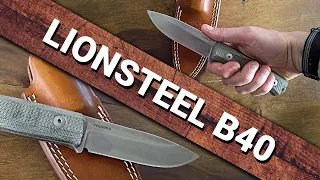 Lionsteel B40 -  Unboxing a bushcraft knife | Reviews #13