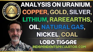 Uranium, Gold, Silver, Copper, Oil, Rareearthts, Nickel, Natural Gas, Lithium, Coal Analysis