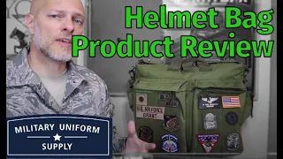 Military Helmet Bag Review - Military Bags and Packs - Olive Drab Flyers Bag