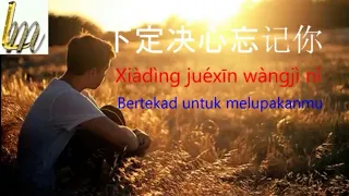 Xia Ding Jue Xin Wang Ji Ni,下定决心忘记你 "Bertekad Untuk Melupakanmu" (Lirik Dan Terjemahan)