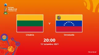 Lituânia v Venezuela | Copa do Mundo FIFA de Futsal de 2021 | Partida completa
