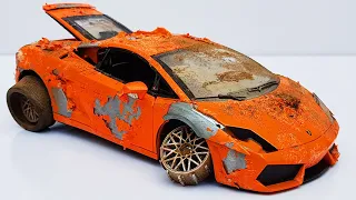 Restoration Damaged Lamborghini Gallardo - Die Cast Model Car