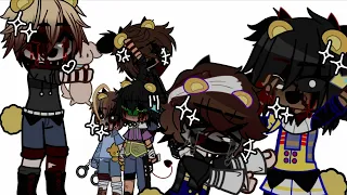 we're like a big happy family! || My AU || FNaF × Gacha || Ft. Golden Sextet || made by me 🤭