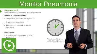 Monitor Pneumonia: Examinations & Investigations – Respiratory Medicine | Lecturio