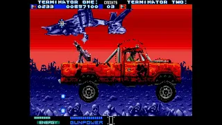 T2 The Arcade Game | Sega Mega Drive | Levels 1-3 (Died protecting John Connor in pickup truck)