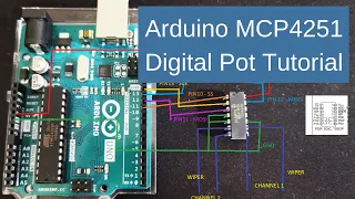 Arduino Digital Potentiometer tutorial. MCP-4251