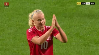 Pernille Harder vs Malta - 16/09/2021 - Every touch