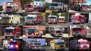 *2022* Best of Fire Apparatuses Responding  Compilation