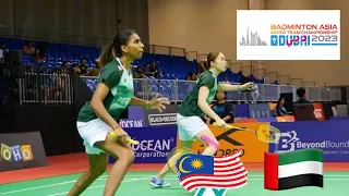 BAMTC 2023 (MAS VS UAE) | Pearly Tan/Thinaah Muralitharan 🆚 Sanika Gurav/Taabia Khan