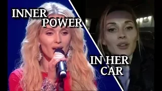 INCREDIBLE Aida Nikolaychuk singing INNER POWER in her car !