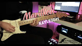 Marillion - Kayleigh Guitar Solo (w/ TABS!)
