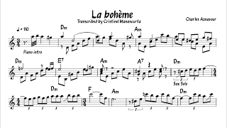 Joel Pinto - La bohème, by Charles Aznavour (sax transcription)