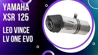 Yamaha XSR 125 Exhaust change (Leo Vince LV One Evo)