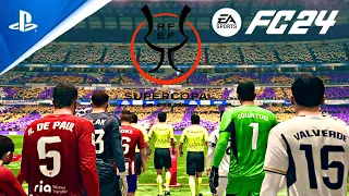 EA Sports FC 24 | Real Madrid vs Atlético Madrid | Supercopa De España Full Match | PS5™ [4K60]