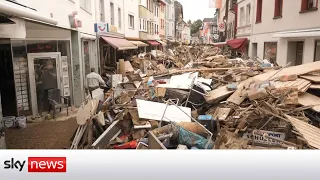 Flood recovery underway in Germany and Belgium