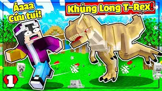 MINECRAFT THỜI ĐẠI KHỦNG LONG * TẬP 1 | LỘC CÓ KHỞI ĐẦU BẤT ỔN KHI BỊ KHỦNG LONG BẠO CHÚA DÍ😨🦖