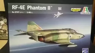 1/48 RF-4G Phantom II unboxing