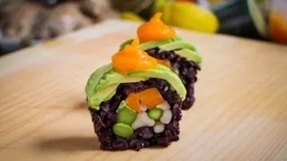 Vegan Sushi Roll Recipe - Amazing Vegan Food Recipe