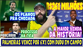 💥R$ 361 MILHÕES 🚨 VENDA DE ESTEVÃO É A MAIOR DA HISTÓRIA 🐷 ABEL É PROCESSADO NA FIFA 🐷 DUDU VOLTOU!