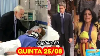 CUIDADO COM O ANJO capítulo de hoje quinta-feira (25/08/2022) novela do SBT