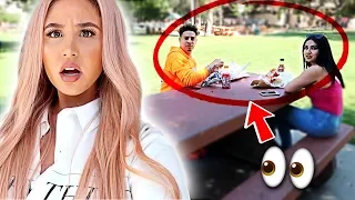 SPYING ON MY HUSBAND IN PUBLIC!!! **GONE COMPLETELY WRONG**