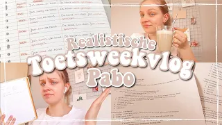 TOETSWEEKVLOG *realistisch, pabo, om 6 uur opstaan* ★ It's Jamie