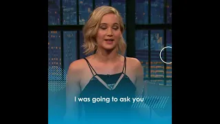 jennifer lawrence's crush on the podcast host during her time at snl