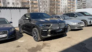 Полировка автомобиля BMW X6 после керамики и бронирование всего кузова полиуретановой пленкой