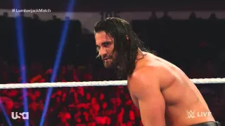 WWE Monday Night Raw January 12 2015 John Cena VS Seth Rollins