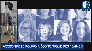 Webinaire "Accroître le pouvoir économique des femmes". #CECIestmongenre