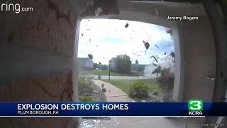 Video captures explosion that destroys homes in Pennsylvania