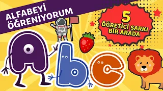 I Learn Alphabet with Fruits, Animals, Countries, Professions and Belongings  | Tatlış Tavşan