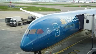 VIETNAM AIRLINES ,  B787-9 ,  BUSINESS CLASS  , VN50 , London LHR to Ho Chi Minh SGN