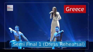 Greece Eurovision 2017 - This is Love (Semi Final 1 Dress Rehearsal, Live in 4K) - Demy