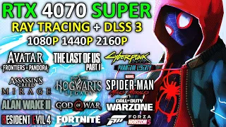 RTX 4070 SUPER + RYZEN 7 5800X3D | Test in 25 Games | 1080p - 1440p & 4K | Detailed Test 2024