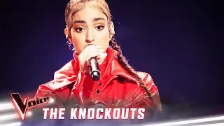 The Knockouts: Lara Dabbagh sings 'Umbrella' | The Voice Australia 2019