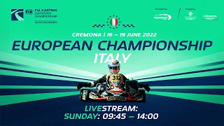 FIA Karting European Championship 2022 KZ / KZ2 / Academy Trophy, Round 2 - Cremona / Italy (Sunday)