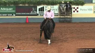 Sparkling Bells ridden by Harper Conner NRHA Non Pro  Derby Finals