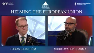 Tobias Billström, Sweden In Conversation With Mihir Sharma, ORF | Raisina Dialogue 2023