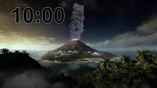 10 Minute Timer - Volcano Theme