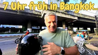 Mit dem Motorbike zum Markt in Bangkok - Reisen nach Thailand 2023