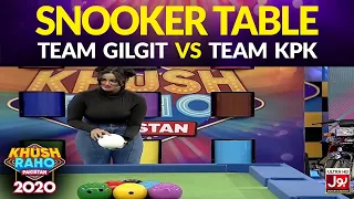 Snooker Table | Khush Raho Pakistan 2020 | Faysal Quraishi Show | Team Gilgit Vs Team Kpk