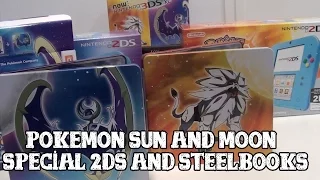 [Pokemon Sun and Moon] Special 2DS and Steelbooks - unboxing